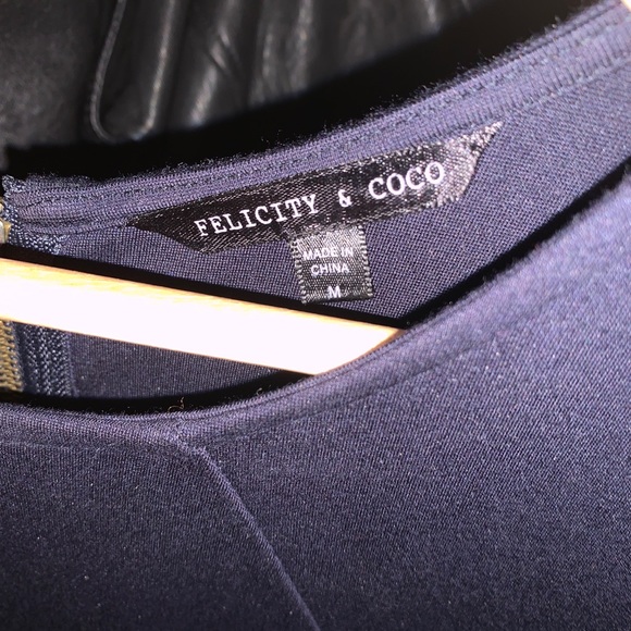 Form fitting midi dress with zippered back - Picture 4 of 5